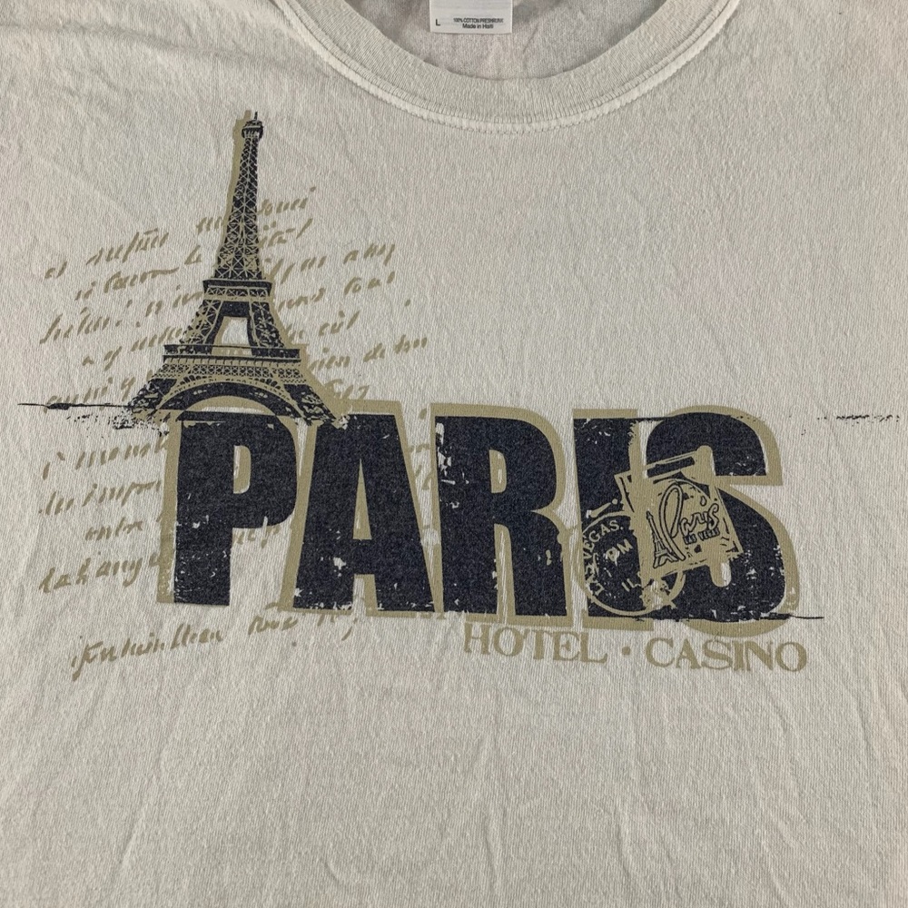 Vintage Y2K Paris Las Vegas Hotel Casino Eiffel Tower Travel Tourist Uni… - Picture 8 of 14